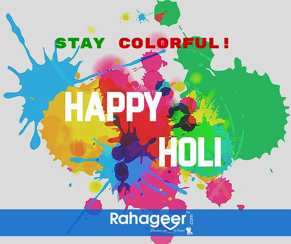 rahageer's tweet photo. Wishing you many joys of colors from #rahageeer. Happy Holi! https://t.co/oTHquy4IDN