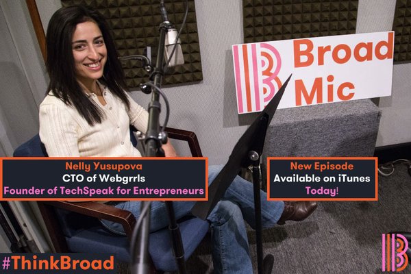 Webgrrls's tweet photo. Listen to my @broadmic episode about avoiding common #tech mistakes https://t.co/wpIo0SBlv7 #entrepreneur #startup https://t.co/YRHd1dMfol