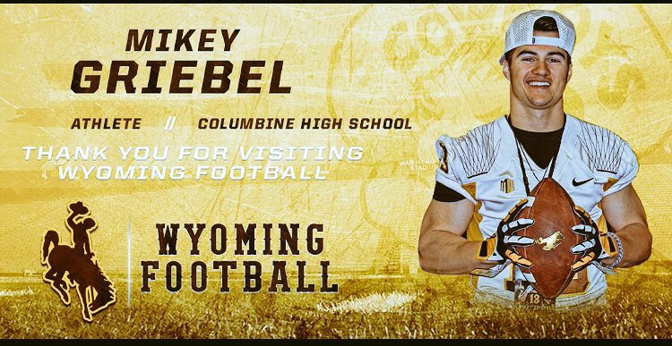 mikeykg13's tweet photo. Great day in Wyoming💯🏈🤘🏻 Thanks coach @WyoCoachCoop @ghaugii7 https://t.co/V2G0svdttZ