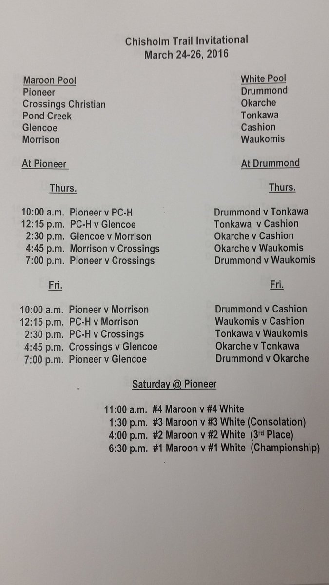 ppvbaseball's tweet photo. We host the Chisholm Trail Invitational beginning tomorrow at 10 am https://t.co/OdOgb1sqK9