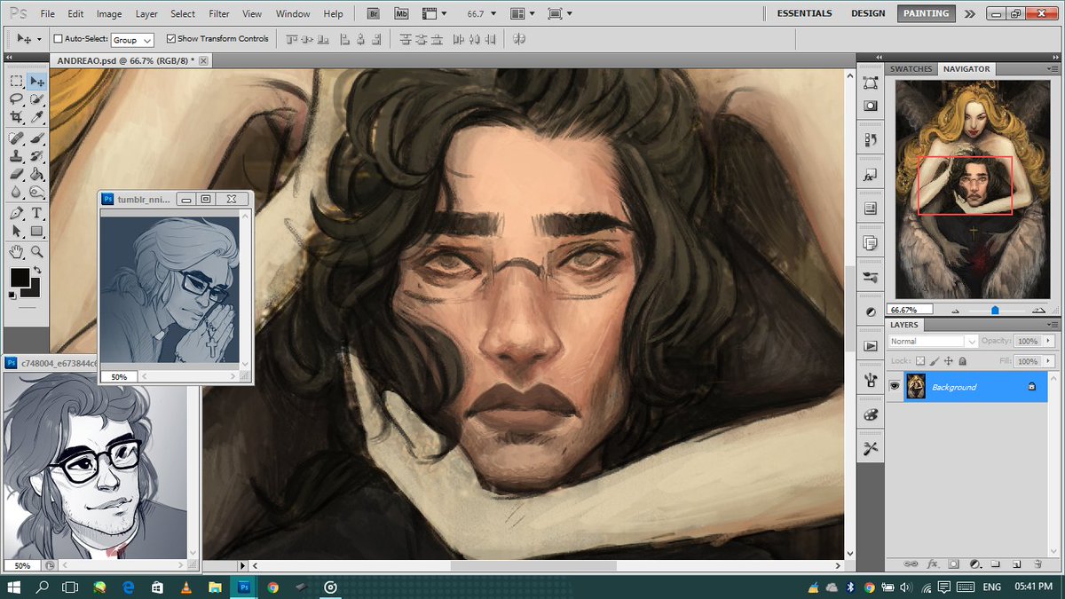 kholouz's tweet photo. painting faces feels so gud gud #wipz https://t.co/Z6Q1qi5YHj