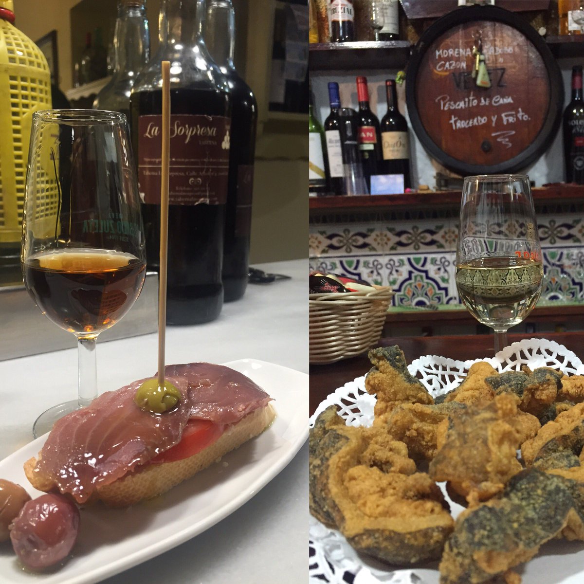 Marcoskicker's tweet photo. Gracias a @salsadechiles por las referencias #gastronómicas #gaditanas. #Eladobo (imprescindible) y #laSorpresa https://t.co/ggRSKtlWKj