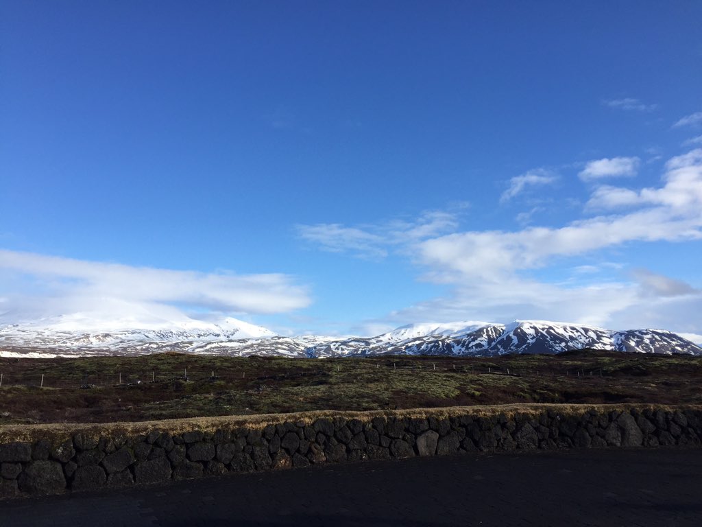 msvanriel's tweet photo. OA at Þingvellir National Park! ☀️🏔 #iceicebaby #tigerflag 🐯 https://t.co/ZD7jvURp3q