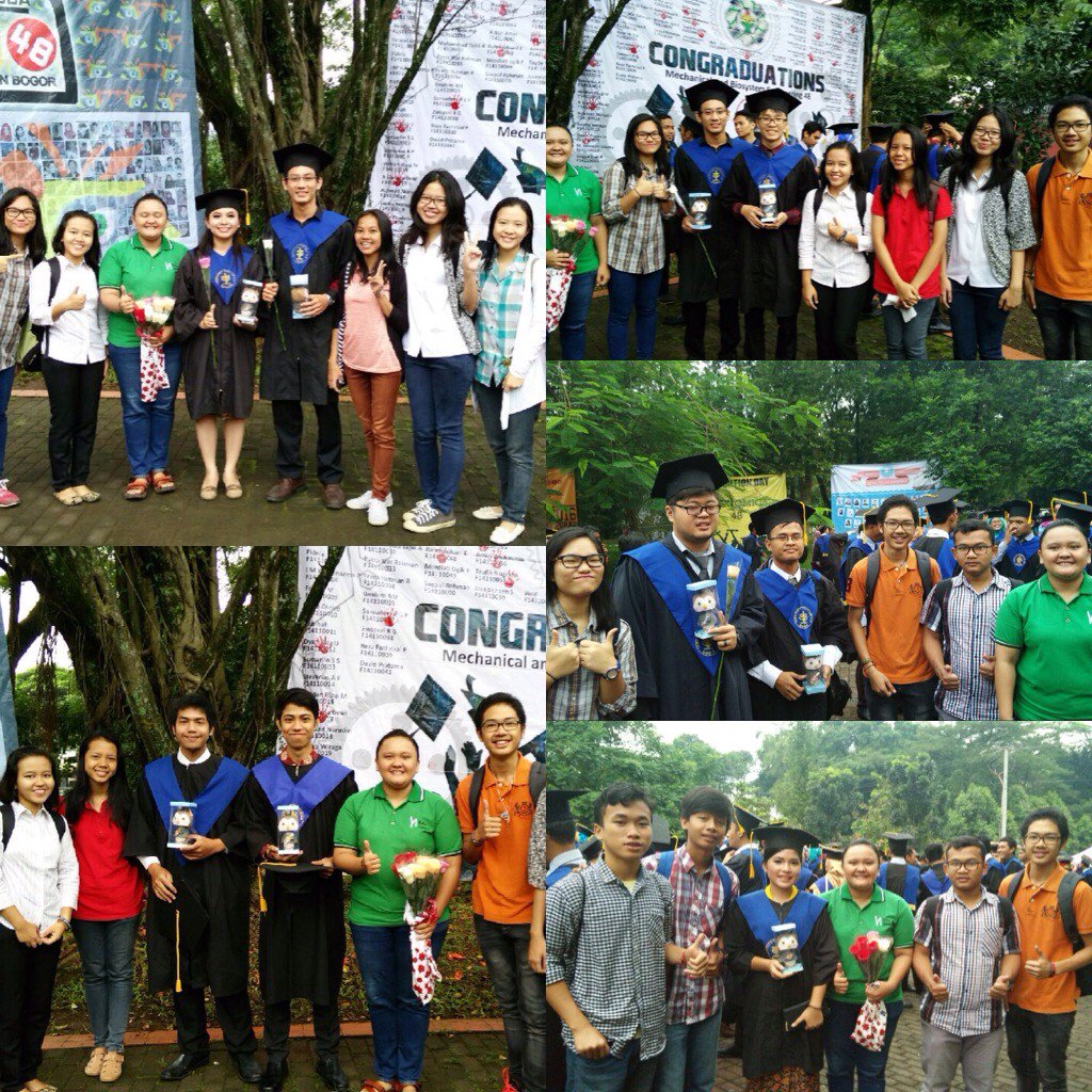 Suasana wisuda tadi siang. Selamat, Kakak-kakak! Semoga sukses selalu. Tuhan memberkati :)