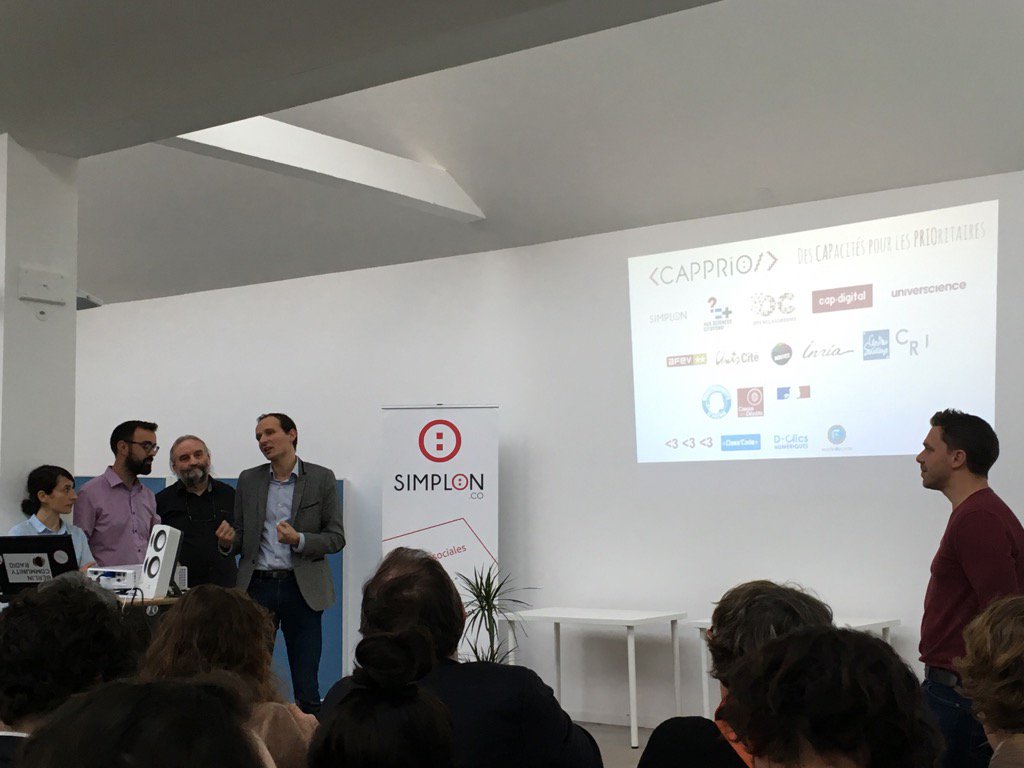 BpifranceCrea's tweet image. Lancement de #capprio : dév. culture de l&apos;innovation #numérique &amp;amp; #entrepreneuriat #Jeune en difficulté @simplonco