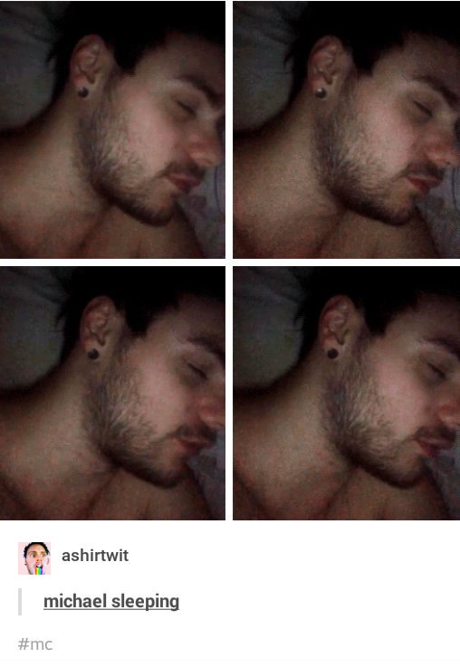 5SOSTumblrx's tweet photo. Michael sleeping #5SOSFam #BestFanArmy #iHeartAwards https://t.co/Ja6PRJlvPq