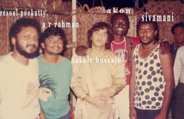 sanmistryious's tweet photo. Legends together @arrahman @Akon #ZakkirHussain #resoolpookutty #shivmani https://t.co/tlhpl1Y9wy