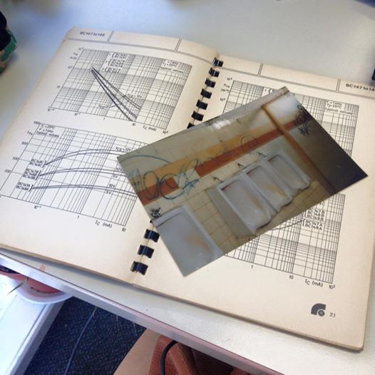 evyduskey's tweet photo. Some people find money in the street. I find design guides for 1970s transistors and photos of urinals. https://t.co/5pRa7cePPF