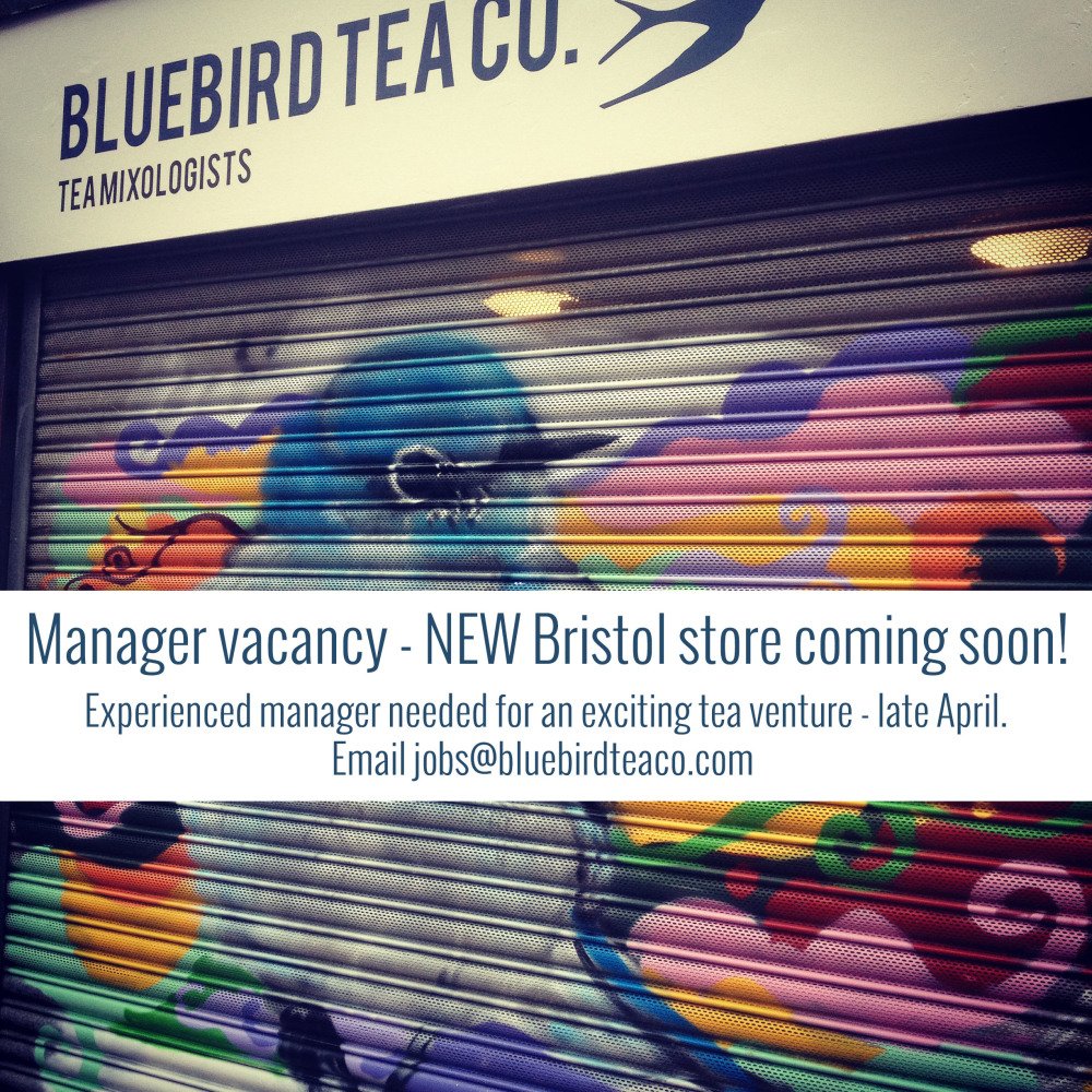 BirdandBlendTea's tweet photo. #BRISTOL Teabirds! Don't miss the opportunity to join us as a store manager. https://t.co/G3jM4ZHtQD #jobs #jobad https://t.co/xpkL2bmaro