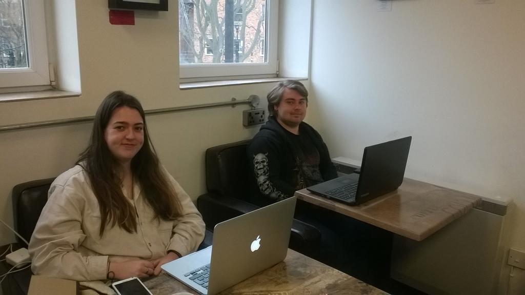 ewdigitaltutor's tweet photo. Meeting the #dreamteam @allywal &amp; Jamie on #makeitdigital #actlearning placement in @HKWrexham @ACTDigitalMedia https://t.co/QIaIEe7HSP