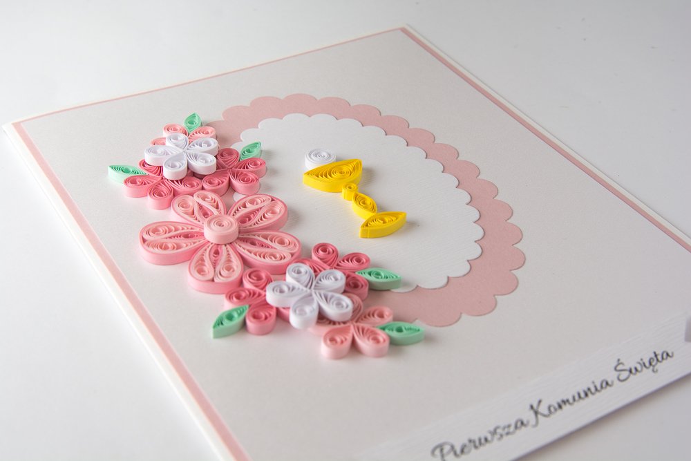 PaperParadise's tweet photo. First #Communion cards! https://t.co/3N2r1E2g2J #quilling #handmade #invitations #etsy #dawanda #unique #elegant https://t.co/ZjNcHBbF2E