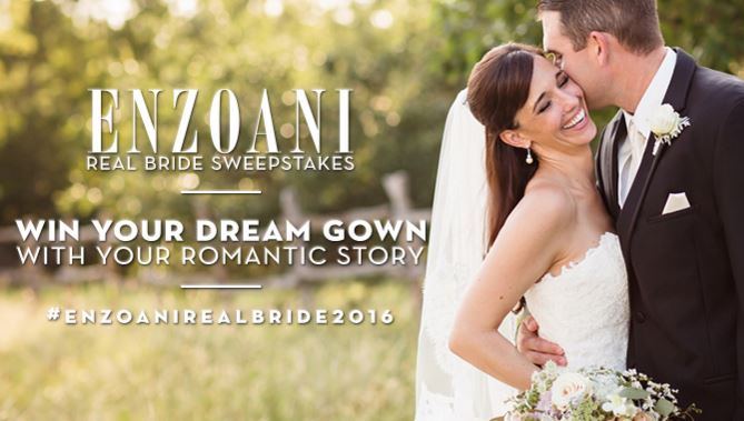 #Win an #Enzoani gown + iPad + VIP #bridal style package! ENTER NOW: bit.ly/1wsD4Y5  #engaged #wedding