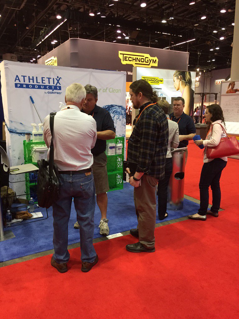 AthletixMan's tweet photo. Everyone is interested in our new mops with advanced microfiber. Come see what the buzz is about booth 2137 @IHRSA https://t.co/tSSMrzwXE1