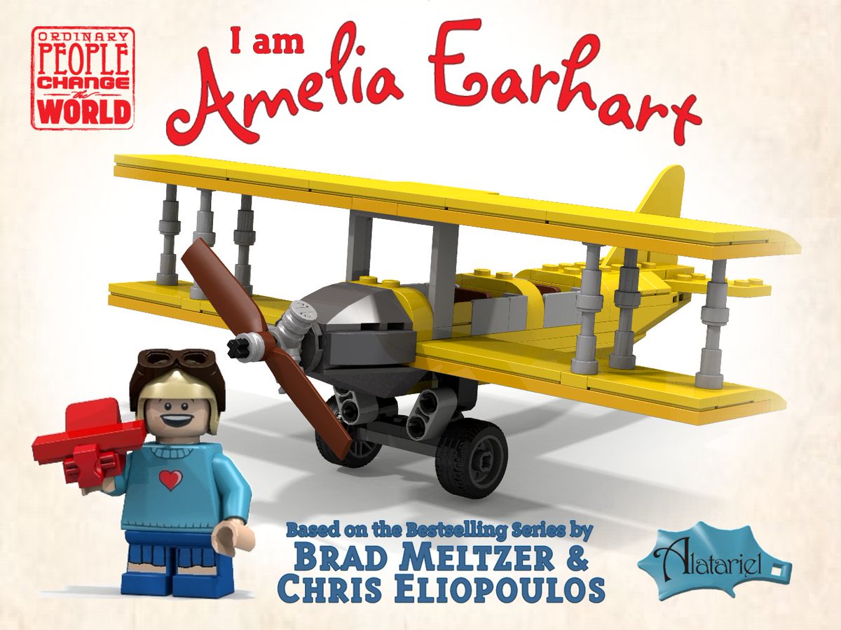 bradmeltzer's tweet image. SECRET REVEALED: Lego I am Amelia Earhart. 
ideas.lego.com/projects/132282. 
PLEASE RT! 
#WeWantLegoAmelia
#Lego