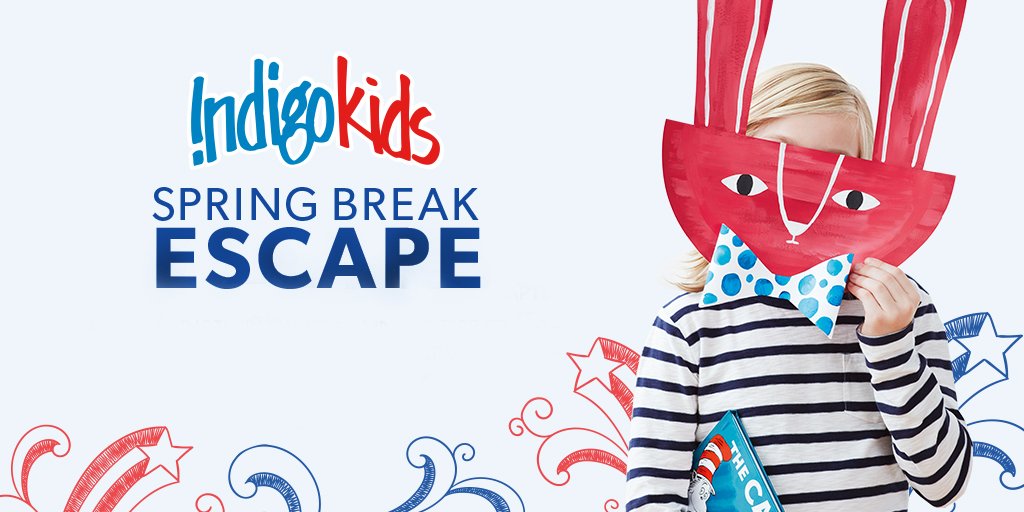 chaptersindigo's tweet photo. Keep your kids engaged this spring break w/ some new reads! https://t.co/XJuCfxICKe   #SpringBreakEscape https://t.co/Fs3so9Xh6s