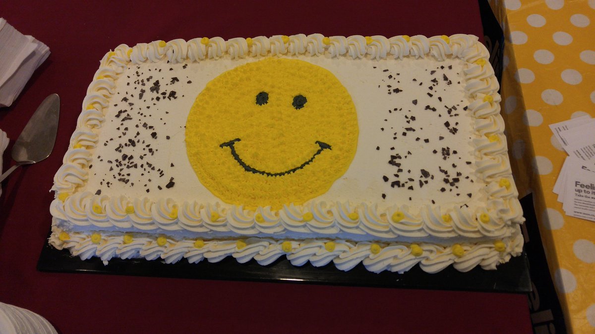 iambilljeffery's tweet photo. @MUNStudentLife Cake & coffee in the library today today to further the #MoodCheckChallenge Come on out! https://t.co/Ti0hvAHM4O