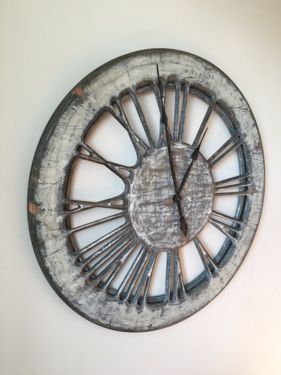 peakartclocks's tweet photo. Beautifully #handmade #SkeletonClock #PeakArt #HomeDecor #shabbychic @countryhomesmag @virginhotels https://t.co/oOF0w2mU9f