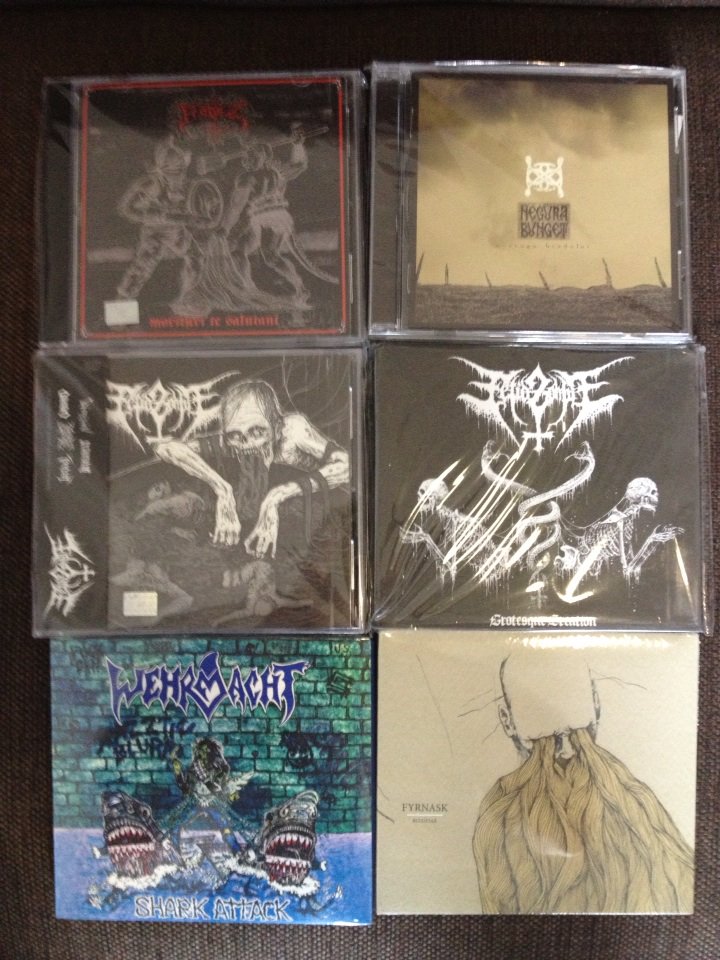 manzanillajulio's tweet photo. New arrivals #Hadez #NeguraBunget #FetidZombie #Wehrmacht #Fyrnask https://t.co/eabfOqBUmQ