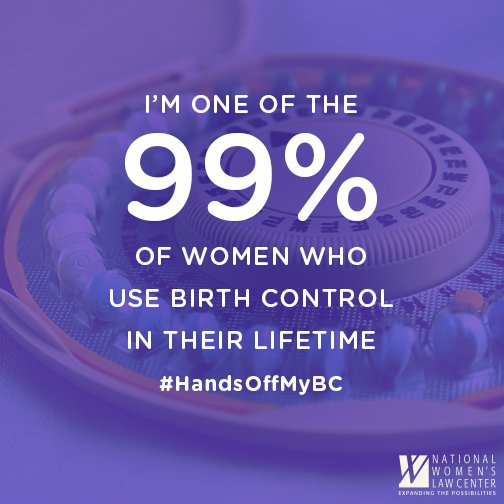 reproforall's tweet photo. If you're one of the 99%, your birth control decisions should be 100% up to you. #HandsOffMyBC https://t.co/jk6MpiLpgD