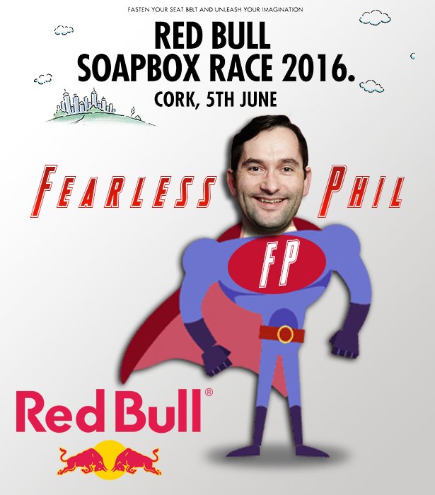 CorksRedFM's tweet photo. Sign up for the @redbullIRE #SoapBoxRace in #Cork! We have #FearlessPhil on board! https://t.co/bHkOT6Otfq https://t.co/OyYJGIBdZZ