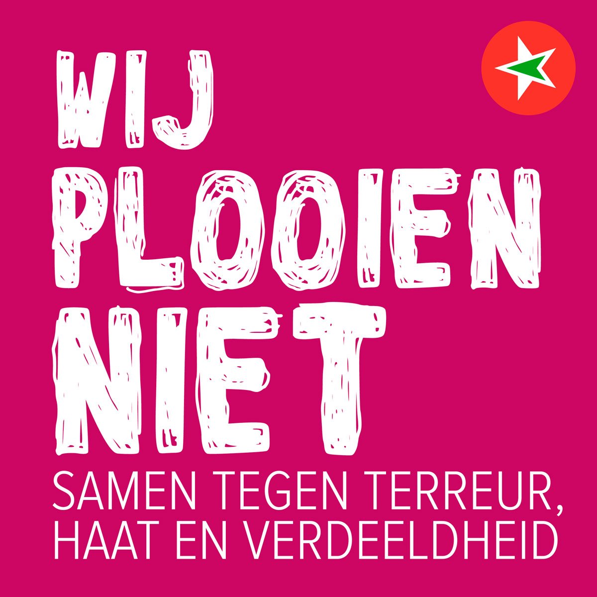 Wij plooien niet. Samen tegen terreur, haat en verdeeldheid || #IkBenBrussel #JeSuisBruxelles #IAmBrussel