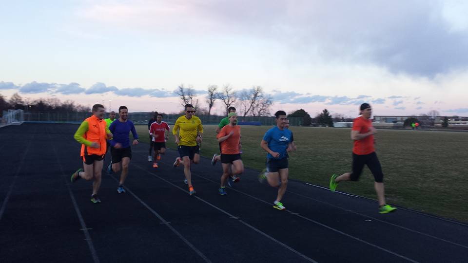 FTRacingTeam's tweet photo. Track workout tonight @HarperCollege! Warm up is at 6 PM, workout (5 x 1 mile repeats) at 6:15 PM! See you there! https://t.co/2YFw2RwlTF