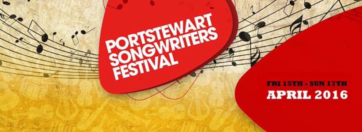 Delighted to announce we've been selected to play Portstewart Songwriters Festival!