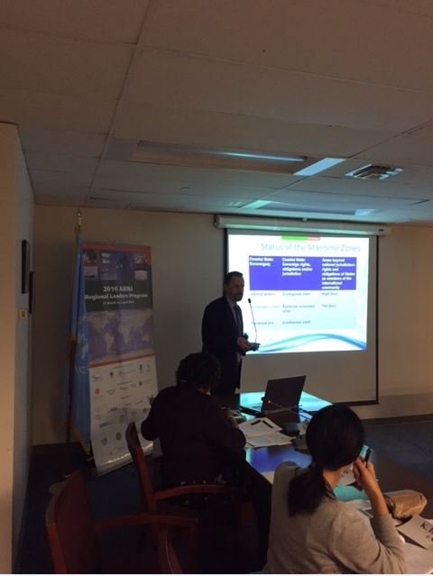 KathrinHett's tweet image. #UNDOALOS experts explaining #ABNJ legal and policy framework to Reg. Leaders #commonoceans @FAOfish @GlobalOceans