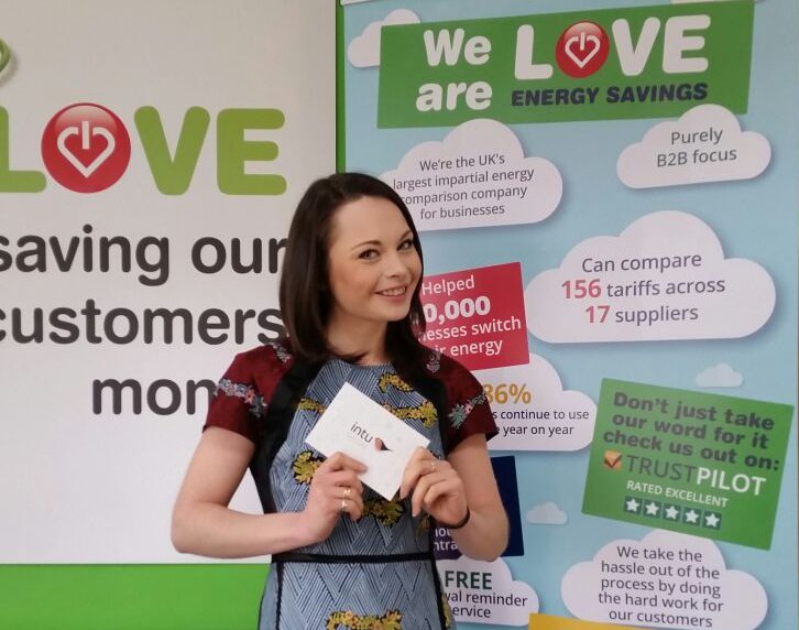 lovebusinessuk's tweet photo. Here's our winner @EmiC16, collecting her prize. Enjoy! #marshmallowcompetition #LOVEcompetitions https://t.co/wNGZq1EjDH