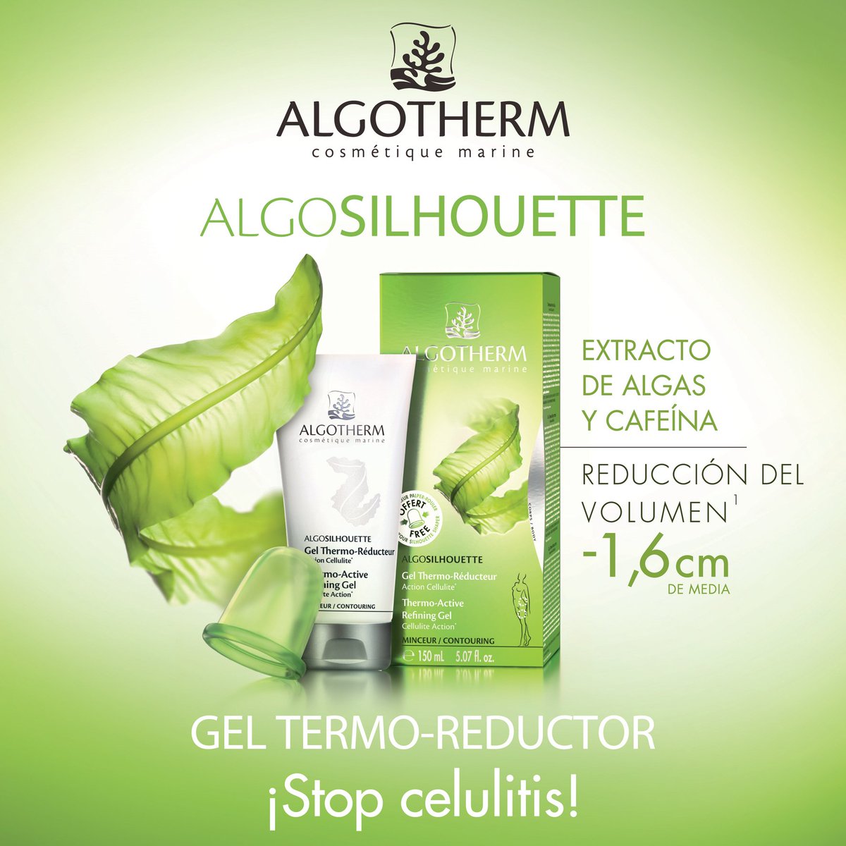 Cosmetica21's tweet photo. Afina tu silueta con el Gel Termo Reductor de @Algotherm acción anti-celulítica 
#stopcelulitis #algoterapia https://t.co/C7cJYwNa8u