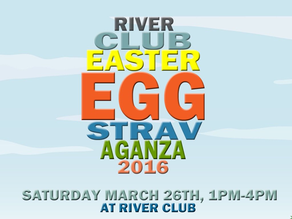 RiverClub's tweet photo. THIS SATURDAY! Come see us at the Easter EGGstravaganza from 1-4 at @RiverClub. #EasteratRiverClub
#EggsEverywhere https://t.co/4fUBo7P0Km