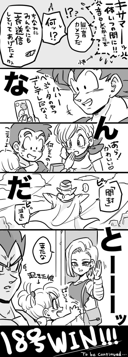 ベジータVS18号 