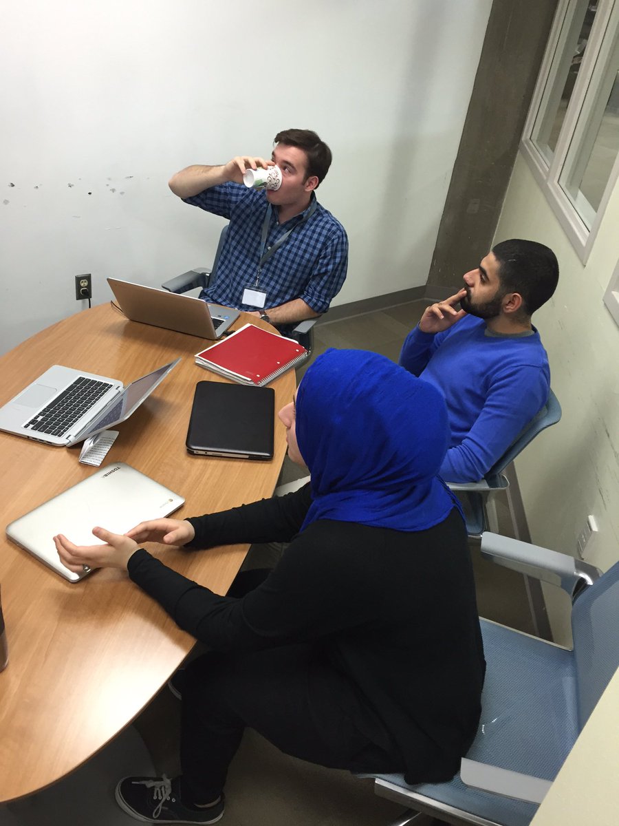 hugheselnomrosy's tweet photo. #Hughes2016 Campaign team getting into business this morning. #WorkHardPlayHard #CoffeeTime https://t.co/Gwph509ura