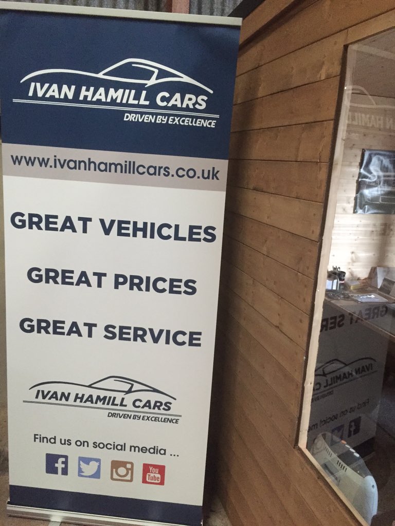 New roller banner printed by <a href="/ballyprint/">ballyprint.com</a>