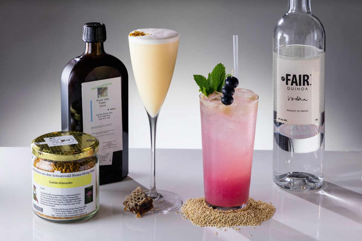 firstaidboxHH's tweet photo. Vodka made from Quinoa? You bet we stock it! @FAIRSpirits blueberry collins on the menu! https://t.co/6e1dw6cWLA