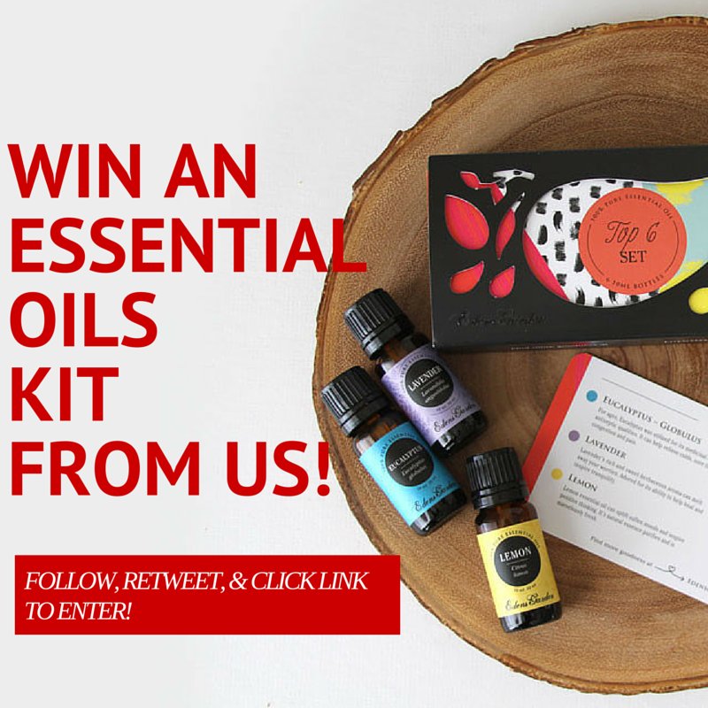 #WIN An Essential Oils Kit From Us! Follow, Retweet, and Click Link To Enter The Giveaway. buff.ly/229v9nh