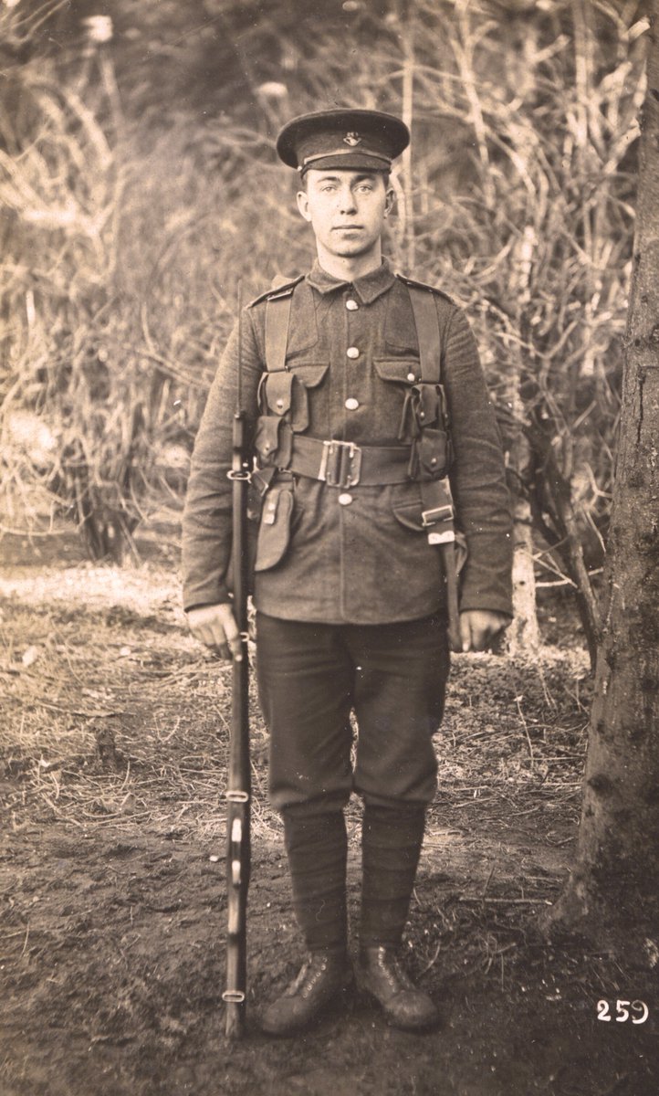 MUN_asc's tweet photo. Charles Frost Royal Newfoundland Regiment. After war was Bank manager, Fogo #YYT #NL411 #WWI https://t.co/nyIcxB0p8I https://t.co/1tGsmcpv0i