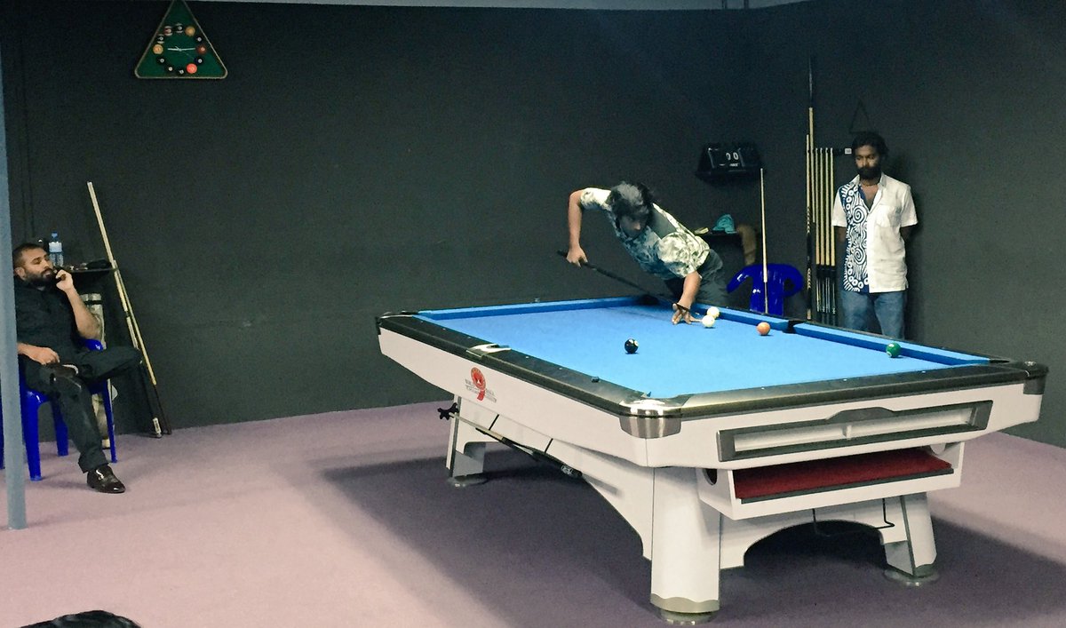 maldivespool's tweet photo. #Now
Open #9Balls Championship 2016 Final Match
Ahusan Hashim 6
Dhunyaz Mohamed 6 https://t.co/XG2YA0JF2Q