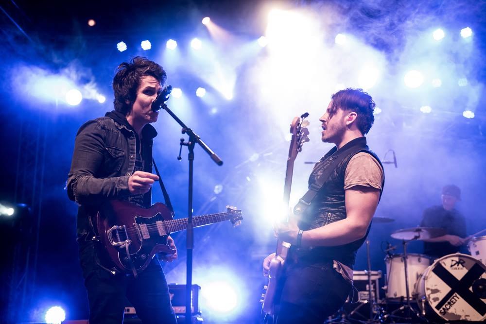 davidmzach's tweet photo. Had so much fun in Germany.  @philipzach did a great job filling in on bass.  Photo by Marion Leidig. https://t.co/YsislQpT00