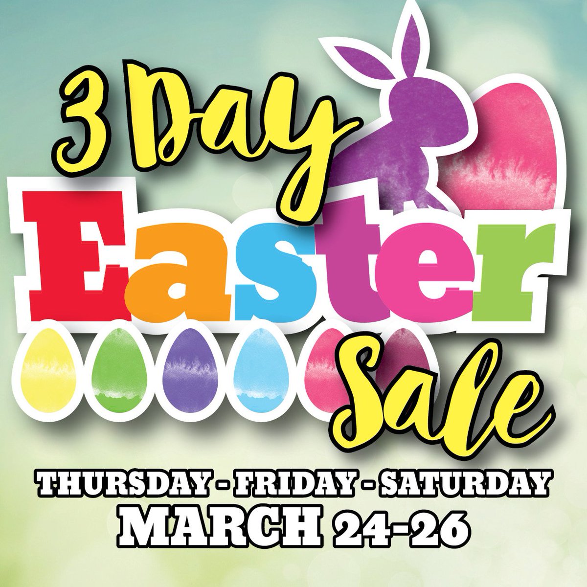 TheMarketsLLC's tweet photo. Easter Sunday is the 27th! https://t.co/vW9j85AJMp