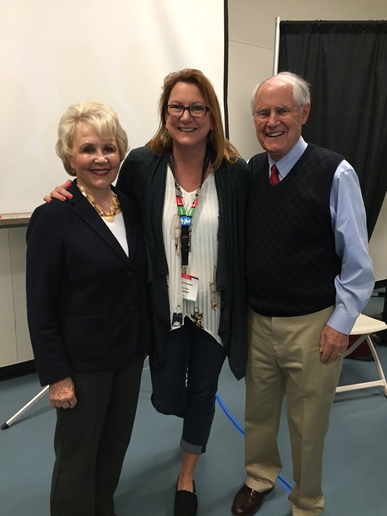 SZemmer2's tweet photo. Thrilled to meet Jane and John Covey!! #7habitsofhighlyeffectivefamilies #TLIM #troyunion #standmi https://t.co/85uk6E8Yp7