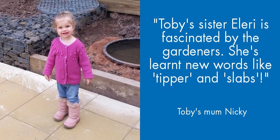 Toby’s wish is having a big impact on his sister Eleri! Read more on our blog: bit.ly/TobyBlog4 #WishMakers