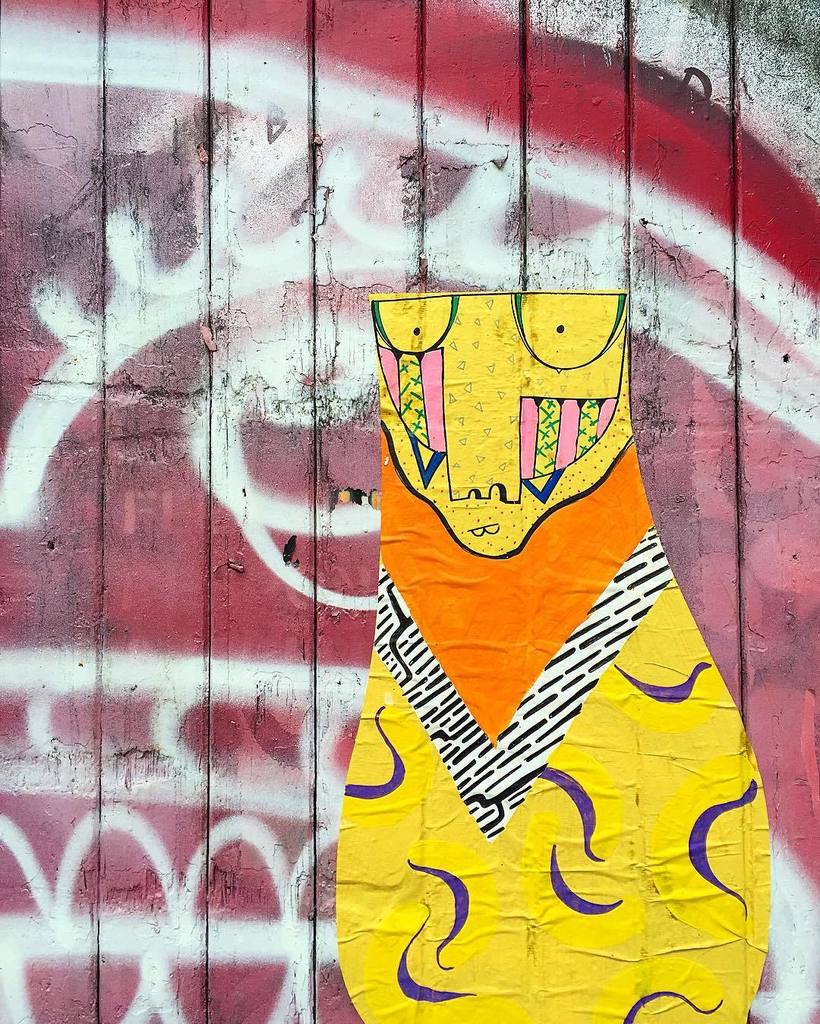 mynameismjar's tweet photo. Hand painted pasteups from the other night #streetart #streetart_daily #streetarteverywher… https://t.co/O4M21Py5kL https://t.co/DIelu8DwFv