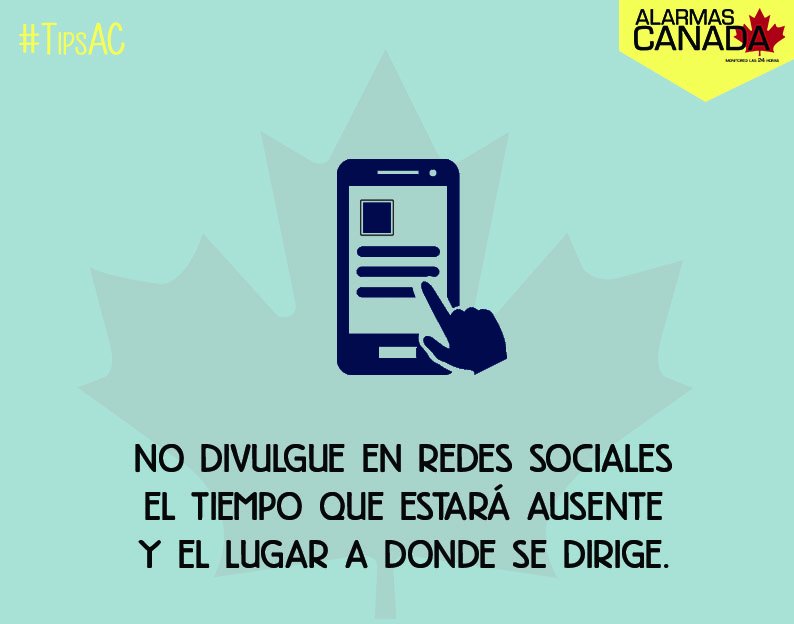 AlarmasCND's tweet photo. Toma en cuenta los tips que te proporcionamos para unas vacaciones mas seguras.
#tips #TipsAC #prevención #Seguridad https://t.co/pvUgrvu6yG