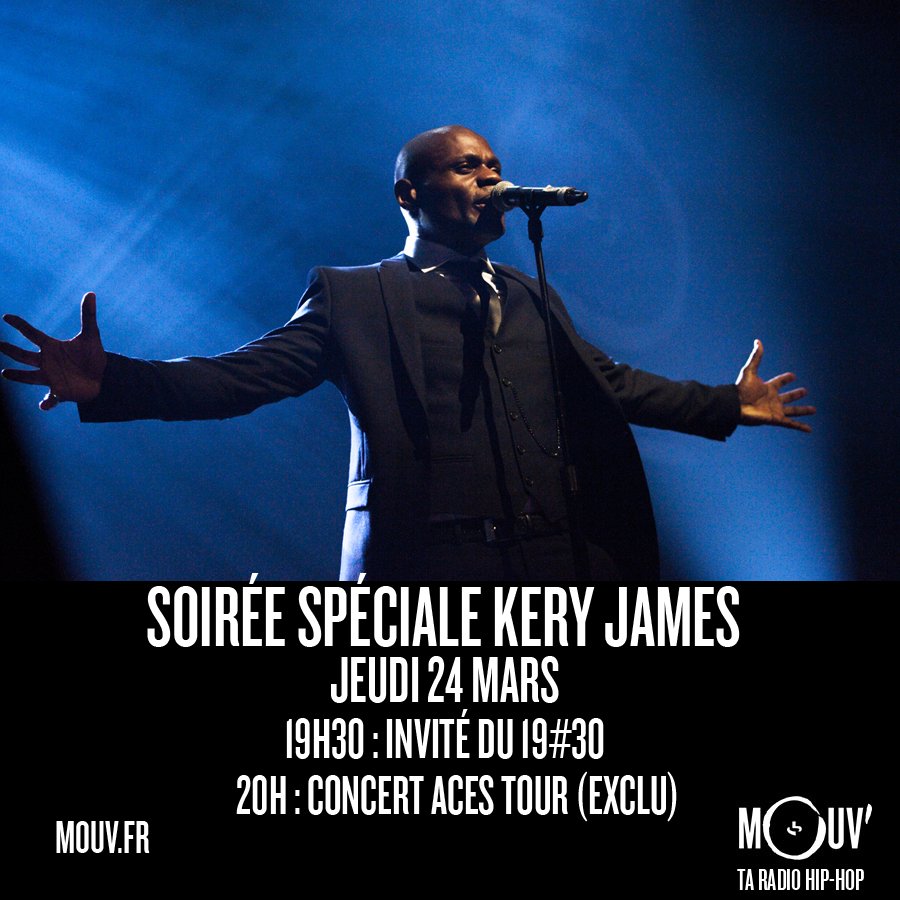 mouv's tweet photo. Soirée spéciale @KeryJames sur @mouv !  => https://t.co/9AdMjCtyPd
#keryjames #acestour #maisondelaradio https://t.co/5Fw77uVSNX