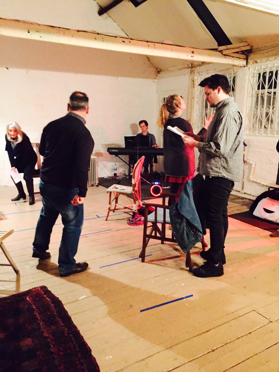 Explosive late night rehearsal of @ellagracemusic's The Bearded Lady's Tattoo Parlour looking &amp; sounding brilliant!