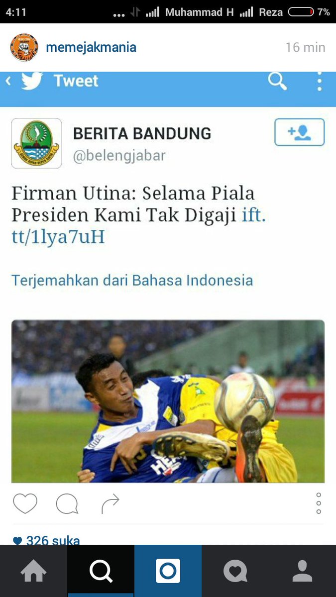 Rezausi's tweet photo. Salah satu penyebab pindah nya Firman ke sriwijaya :v #hmm uhuuk https://t.co/eU8I3aXWkQ