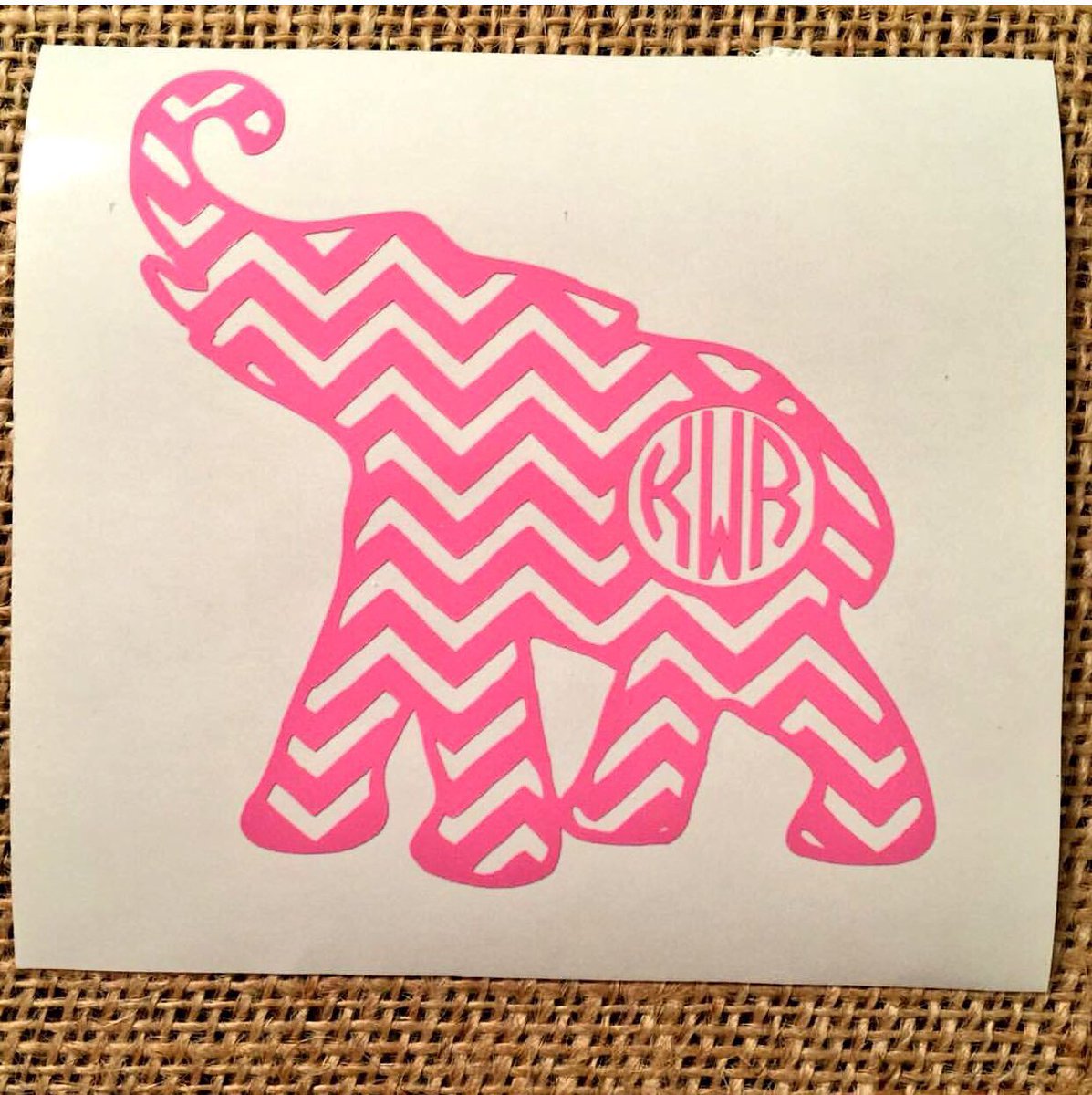 Love this chevron elephant!! Check it out in the link and check out our Instagram! The username is in the bio!