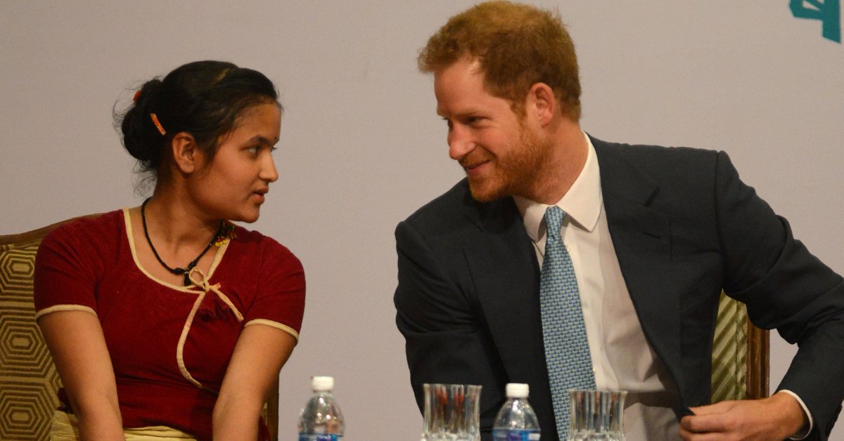 TeenVogue's tweet photo. Prince Harry’s speech about girls’ education is seriously inspiring: https://t.co/MaihWbuY8C https://t.co/Yzn8KJsiO3