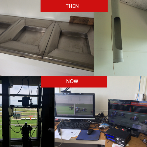 #TBT to the days when a photo was taken, developed &amp; dropped down the pipe to stewards when determining a winner.